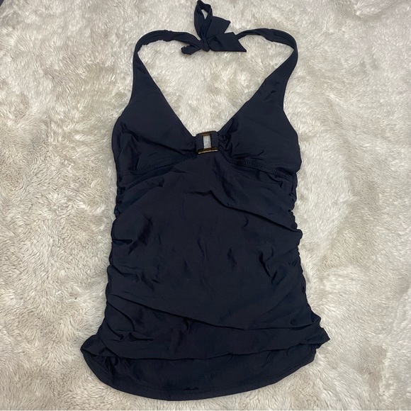 Helen Jon Essential Tortoise Tankini Hipster Bikini Two Piece Set Black Small - Picture 3 of 16